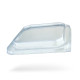 Кришка напівкупольна PET | Прозора 178*178мм
