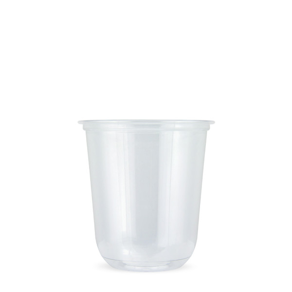 Стакан Bubble-Tea (12-14 oz) PET 400мл | Прозорий Ø=95мм