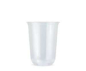 Стакан Bubble-Tea HEAVY (14 oz) PET 400мл | Прозорий Ø=95мм