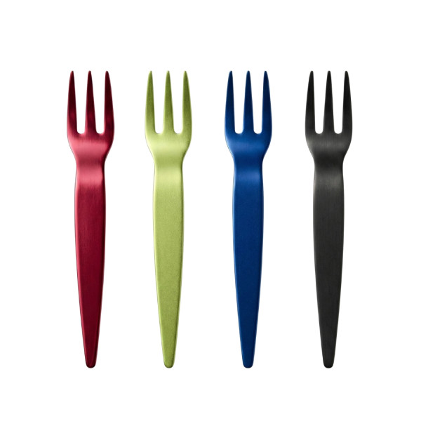 Виделка PS одноразова "Chips Fork" | Різнокольорова 8,5см