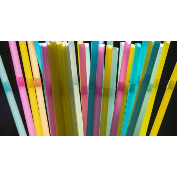 Трубочка (соломинка) з коліном d=210мм | Різнокольорові (1000шт / уп) Трубочка (соломинка) з коліном d=210мм | Різнокольорові (1000шт / уп)